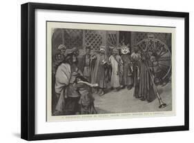 A Religious Custom in Thibet, Lepchi Priests Dressed for a Festival-Charles Edwin Fripp-Framed Giclee Print