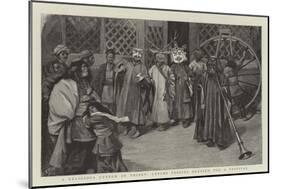 A Religious Custom in Thibet, Lepchi Priests Dressed for a Festival-Charles Edwin Fripp-Mounted Giclee Print