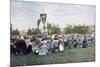 A Religious Procession in a Village, Russia, C1890-Gillot-Mounted Giclee Print