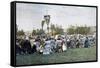 A Religious Procession in a Village, Russia, C1890-Gillot-Framed Stretched Canvas