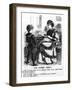 A Reluctant Musician: the Honest Truth-G. Du Maurier-Framed Art Print