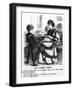 A Reluctant Musician: the Honest Truth-G. Du Maurier-Framed Art Print