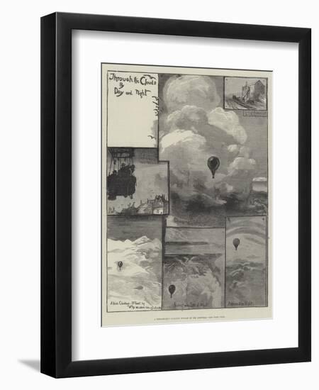 A Remarkable Balloon Voyage by Mr Coxwell-null-Framed Premium Giclee Print