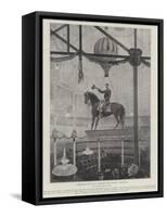 A Remarkable Circus Feat, Corradini's Rapid Descent of Horseback-Henry Charles Seppings Wright-Framed Stretched Canvas
