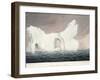 A Remarkable Iceberg, July 1818, Illustration from 'A Voyage of Discovery...', 1819-John Ross-Framed Giclee Print