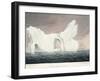 A Remarkable Iceberg, July 1818, Illustration from 'A Voyage of Discovery...', 1819-John Ross-Framed Giclee Print