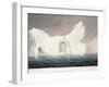 A Remarkable Iceberg, July 1818, Illustration from 'A Voyage of Discovery...', 1819-John Ross-Framed Giclee Print