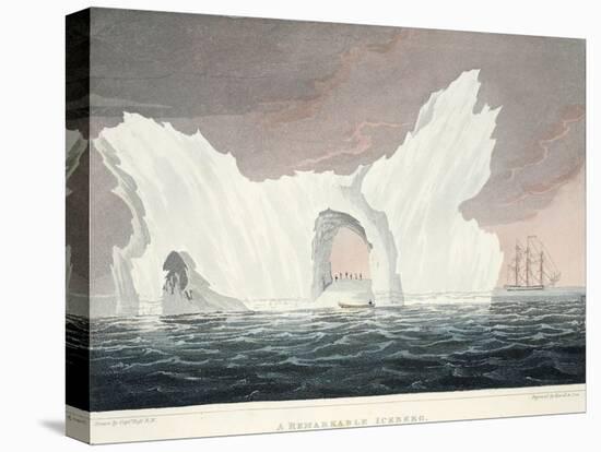 A Remarkable Iceberg, July 1818, Illustration from 'A Voyage of Discovery...', 1819-John Ross-Stretched Canvas