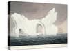 A Remarkable Iceberg, July 1818, Illustration from 'A Voyage of Discovery...', 1819-John Ross-Stretched Canvas