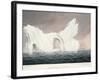 A Remarkable Iceberg, July 1818, Illustration from 'A Voyage of Discovery...', 1819-John Ross-Framed Giclee Print