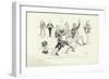 A Reminiscence, Mr Arthur Roberts in the Burlesque of "Joan of Arc"-Phil May-Framed Giclee Print