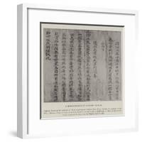A Reminiscence of Chinese Gordon-null-Framed Giclee Print