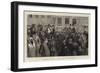 A Reminiscence of Gibraltar, the Main Street on a Hunting Morning-null-Framed Giclee Print