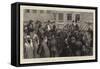 A Reminiscence of Gibraltar, the Main Street on a Hunting Morning-null-Framed Stretched Canvas