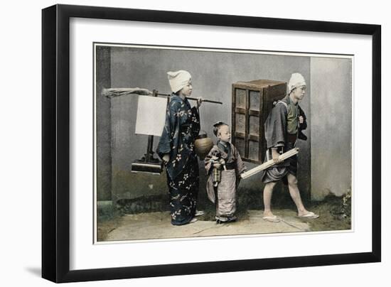 A Removal, C1890-null-Framed Giclee Print