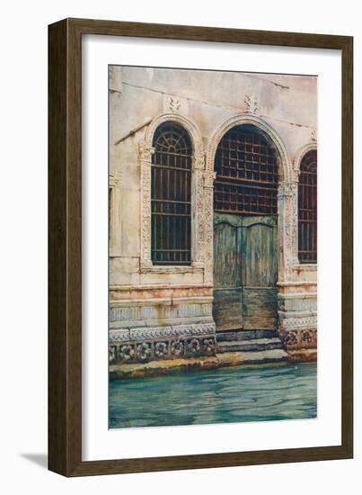 'A Renaissance Doorway, Venice', c1903-Reginald Barratt-Framed Giclee Print