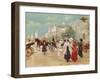 A Rendez-Vous Near the Grand Palais-Carlos Alonso Perez-Framed Giclee Print