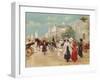 A Rendez-Vous Near the Grand Palais-Carlos Alonso Perez-Framed Giclee Print