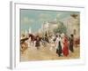 A Rendez-Vous Near the Grand Palais-Carlos Alonso Perez-Framed Giclee Print