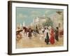 A Rendez-Vous Near the Grand Palais-Carlos Alonso Perez-Framed Giclee Print