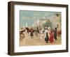 A Rendez-Vous Near the Grand Palais-Carlos Alonso Perez-Framed Giclee Print