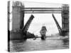 A Replica of Francis Drakes Ship the Golden Hinde Sails Down the Thames, September 1974-null-Stretched Canvas