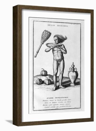 A Representation of August, 1757-Bernard De Montfaucon-Framed Giclee Print