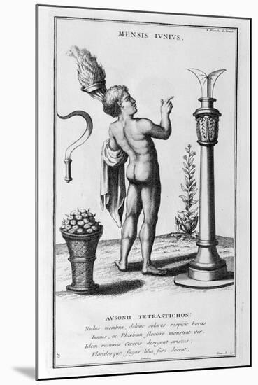 A Representation of June, 1757-Bernard De Montfaucon-Mounted Giclee Print