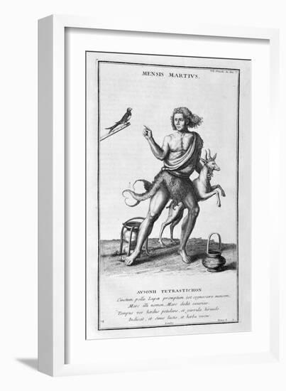 A Representation of March, 1757-Bernard De Montfaucon-Framed Giclee Print