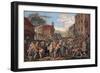 A Representation of the March of the Guards Towards Scotland in the Year 1745-William Hogarth-Framed Giclee Print