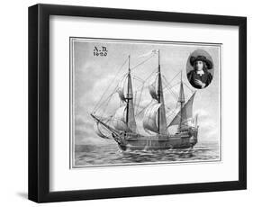 A Representation of the Mayflower, 1922-null-Framed Premium Giclee Print