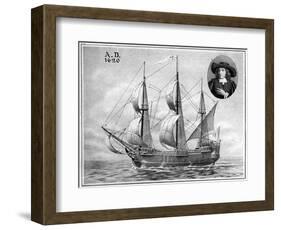 A Representation of the Mayflower, 1922-null-Framed Giclee Print