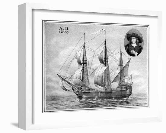 A Representation of the Mayflower, 1922-null-Framed Giclee Print