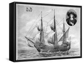 A Representation of the Mayflower, 1922-null-Framed Stretched Canvas