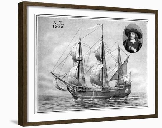 A Representation of the Mayflower, 1922-null-Framed Giclee Print