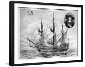 A Representation of the Mayflower, 1922-null-Framed Giclee Print