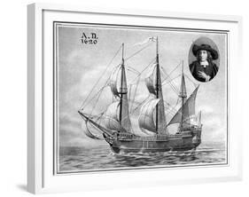 A Representation of the Mayflower, 1922-null-Framed Giclee Print