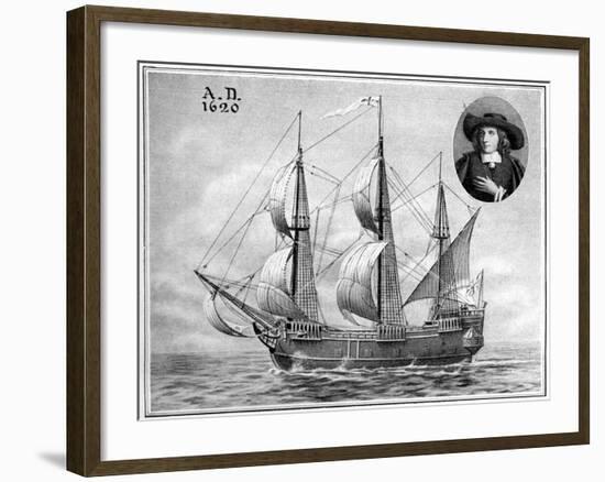 A Representation of the Mayflower, 1922-null-Framed Giclee Print