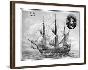 A Representation of the Mayflower, 1922-null-Framed Giclee Print