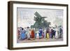 A Representation of the Regent's Tremendous Thing Erected in the Park, 1816-C Williams-Framed Giclee Print