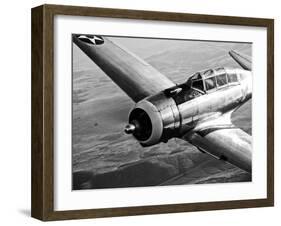 A Republic AT-12 Guardsman Aircraft in Flight-Stocktrek Images-Framed Photographic Print