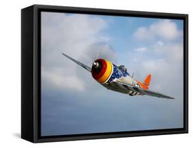 A Republic P-47D Thunderbolt in Flight-Stocktrek Images-Framed Stretched Canvas