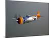 A Republic P-47D Thunderbolt in Flight-Stocktrek Images-Mounted Photographic Print