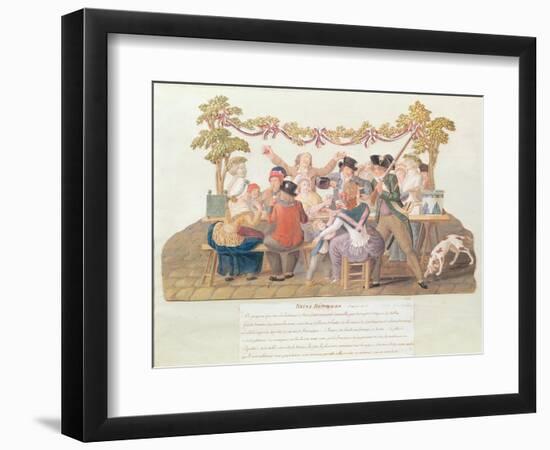 A Republican Meal, Messidor, Year II (June-July 1794)-Lesueur Brothers-Framed Premium Giclee Print