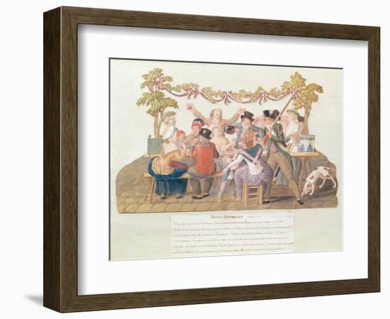 A Republican Meal, Messidor, Year II (June-July 1794)-Lesueur Brothers-Framed Giclee Print