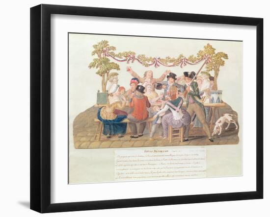 A Republican Meal, Messidor, Year II (June-July 1794)-Lesueur Brothers-Framed Giclee Print
