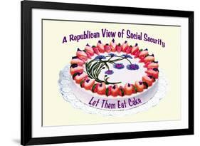 A Republican View of Social Security-null-Framed Art Print