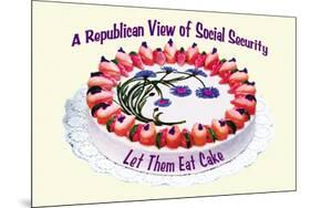 A Republican View of Social Security-null-Mounted Art Print