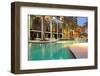 A Resort Swimming Pool at Twilight-SeanPavonePhoto-Framed Photographic Print