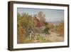 A Rest by the Way-Charles James Adams-Framed Giclee Print